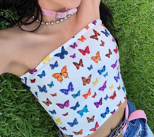 Butterfly Crop Top