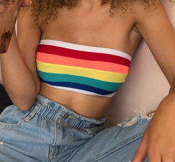 Flag Crop Top