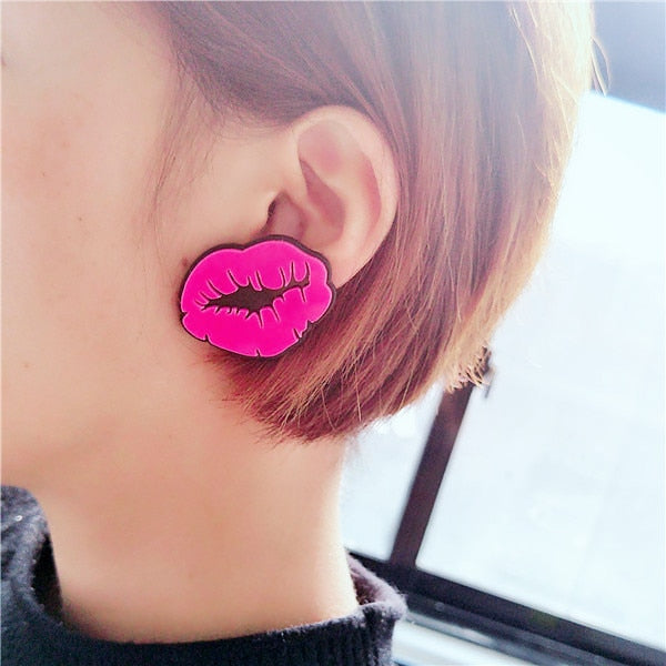 Lips Earrings