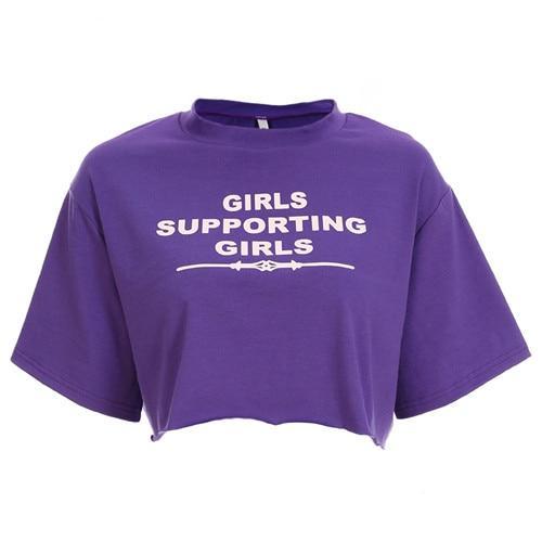 Girls Supporting Girls Crop Top