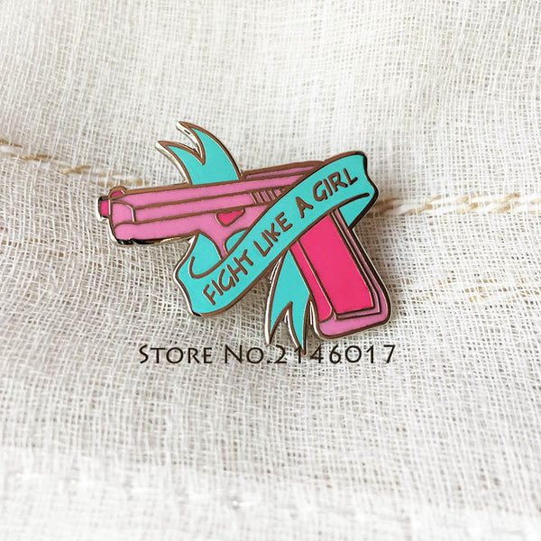 Fight Like A Girl - Pin