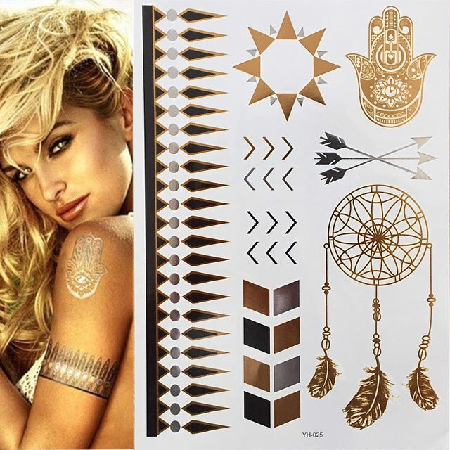 Metallic Temporary Tattoo