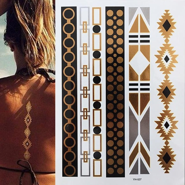 Metallic Temporary Tattoo