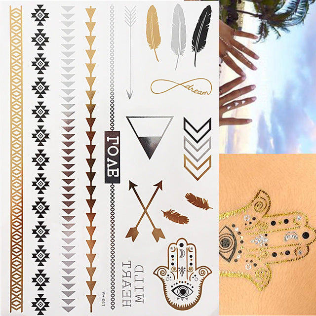 Metallic Temporary Tattoo