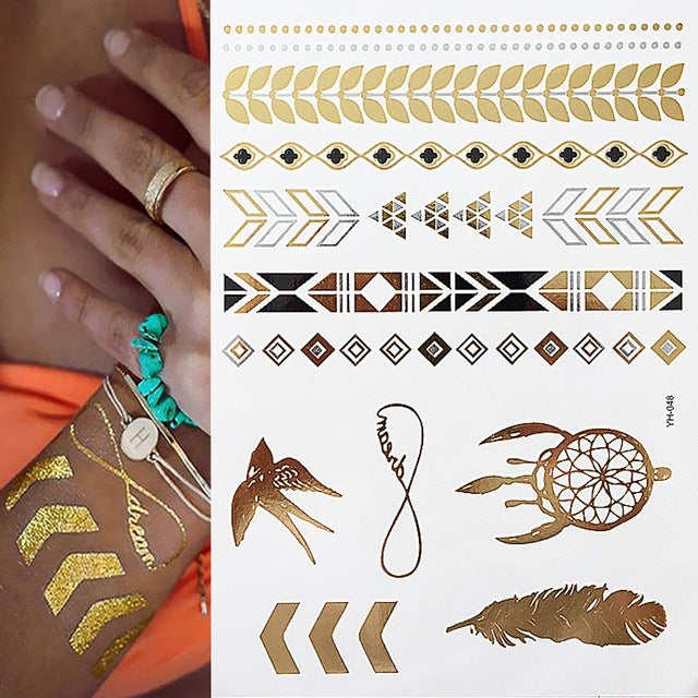 Metallic Temporary Tattoo