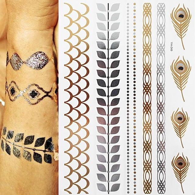 Metallic Temporary Tattoo