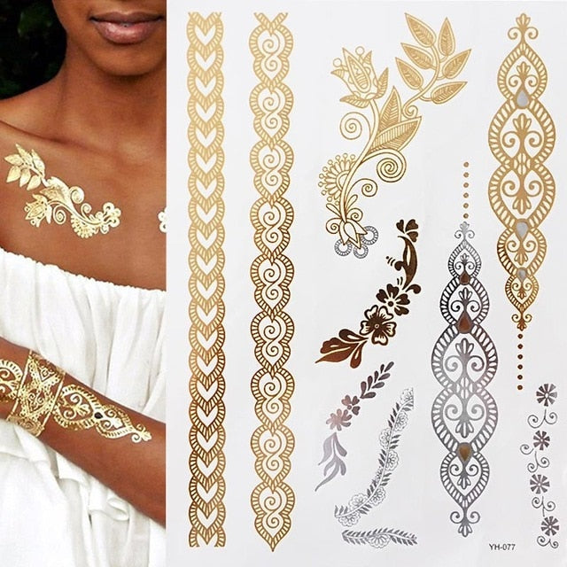 Metallic Temporary Tattoo