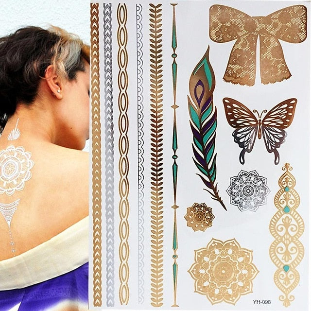 Metallic Temporary Tattoo