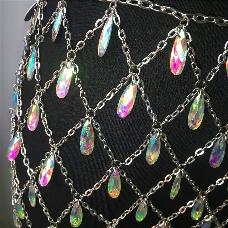 Chain Gem Skirt