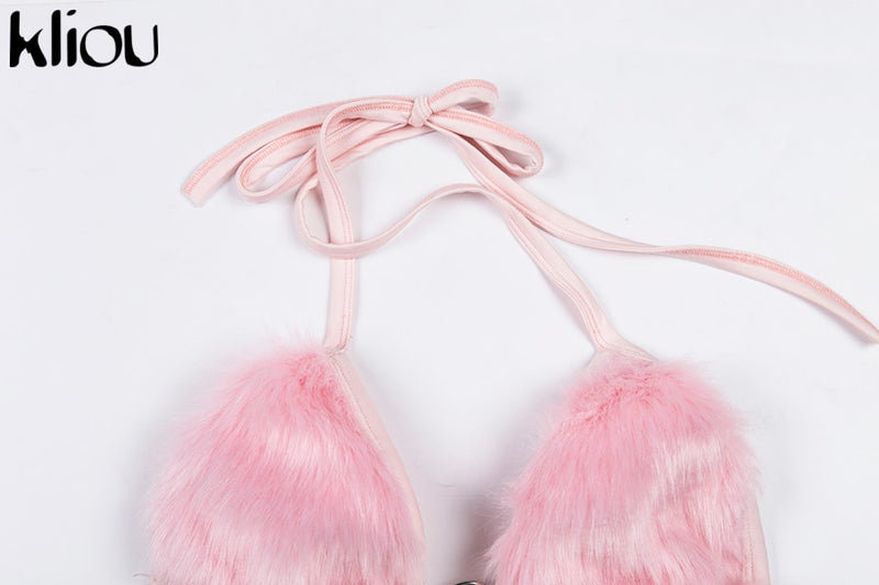 Fluffy Bra