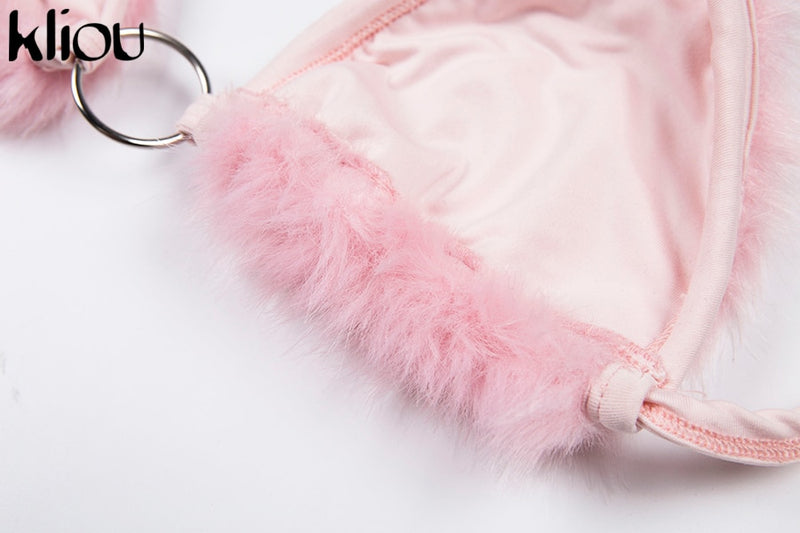 Fluffy Bra