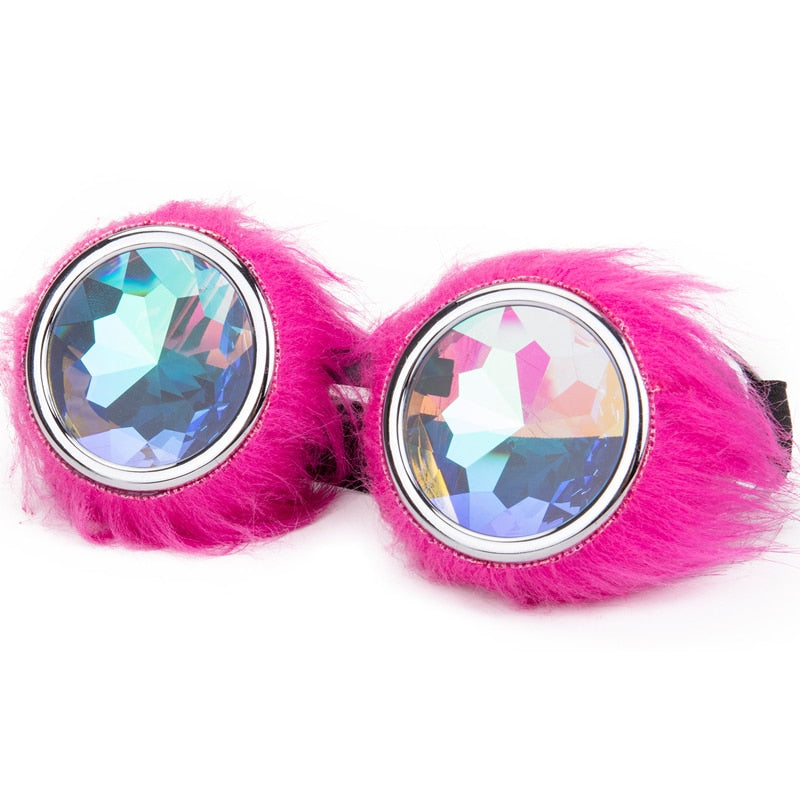 Fluffy Kaleidoscope Glasses