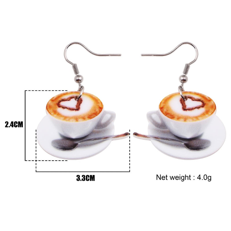 Coffee Cup Earrings