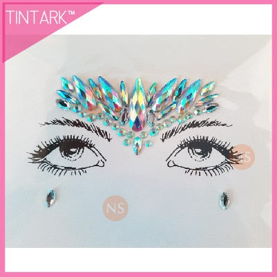 Rhinestone Face Sticker