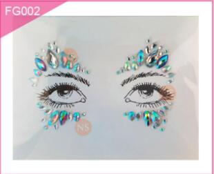 Rhinestone Face Sticker