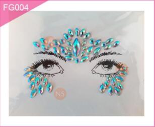 Rhinestone Face Sticker