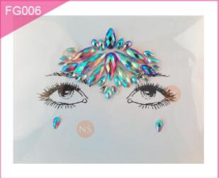 Rhinestone Face Sticker