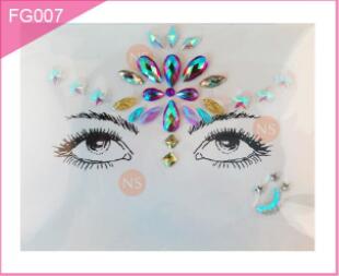 Rhinestone Face Sticker