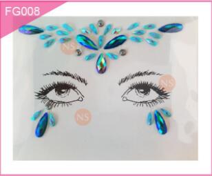 Rhinestone Face Sticker